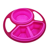 Boîte à lunch pliable en silicone pour volant de voiture, conteneur de stockage alimentaire pour le bureau, l'école et les voyages