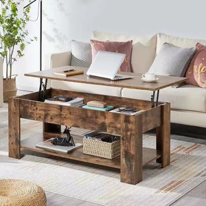 <span class=keywords><strong>Tavolino</strong></span> da caffè moderno in legno bianco multifunzionale - Product Image 6