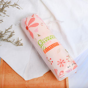 一次性面部有机粉色圆形化妆棉卸妆垫 - Product Image 2