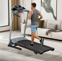 Tapis roulant électrique pliable pour la maison, silencieux, pour l'exercice physique, la marche aérobie