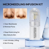 Appareil facial à usage domestique, applicateur de sérum 0,25 mm 0,5 mm, système de micro-infusion, Derma Stamp, micro-aiguilles, sérum