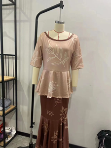 ชุดกระโปรงสองชิ้นเปิดไหล่และ<span class=keywords><strong>กระโปรง</strong></span><span class=keywords><strong>หางปลา</strong></span>ชุดนางเงือกสำหรับผู้หญิงขนาดใหญ่พิเศษออกแบบได้ตามต้องการสไตล์ฮาวาย - Product Image 4