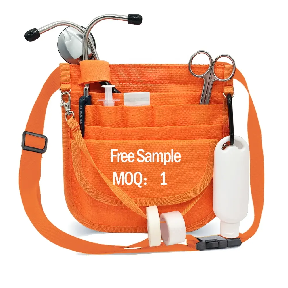 مخصص للماء الممرضات الطبية المنظم حقيبة بحزام الخصر حقيبة كيس ممرضة أكياس الطبية
