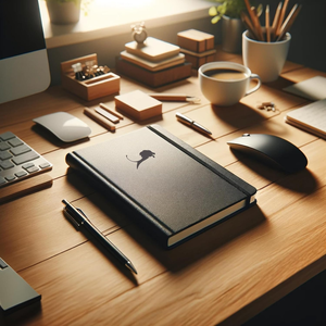 Agenda quotidien et organisateur de vie, gestion du temps, carnet à couverture rigide en cuir végétalien, non daté, planificateur horaire de 6 mois, journal - Product Image 3