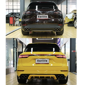 Kit de carrosserie automobile pour <span class=keywords><strong>Porsche</strong></span> <span class=keywords><strong>Cayenne</strong></span> 9Y0.1 2018-2023 Année Modèle de turbos amélioré comprenant des pare-chocs avant et arrière et un diffuseur de lèvres TKT - Product Image 5