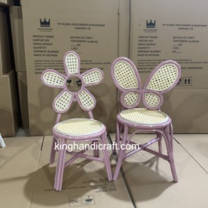 Chaise Enfant en Rotin Faite à la Main OEM ODM pour Location, Fête, Mariage, Décoration d'Événements – Mobilier Enfant Tressé Naturel Écologique - Product Image 3