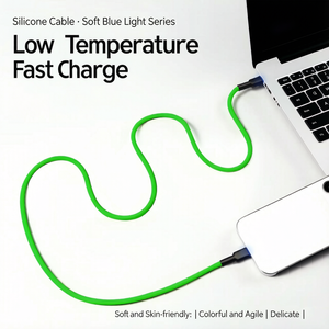 Cable <span class=keywords><strong>USB</strong></span> LED de Silicona Líquida de 240W al por Mayor, Cable de Carga Rápida RGB con Logotipo Personalizado, Tipo C a Tipo C/A a OEM - Product Image 2