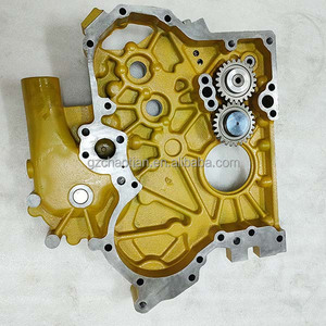 255-3069 2553069 3066 Pièces de moteur S6K Pompe à huile avec refroidisseur intermédiaire pour E320DL 320D 323DL 320C Excavatrice de construction Pompe à eau - Product Image 3