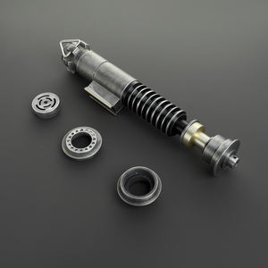 Poignée en métal patiné pour Jedi <span class=keywords><strong>Luke</strong></span> <span class=keywords><strong>Skywalker</strong></span> Heavy Dueling Lame de balançoire lisse Changement de couleur Sabre laser <span class=keywords><strong>Star</strong></span> the <span class=keywords><strong>Wars</strong></span> - Product Image 5