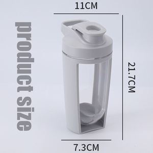 Custom logo 500ML 17oz Portable Scale Plastic Shaker <b>Cup</b> <b>Milkshake</b> Protein Gym Fitness Sports Gift Water Plastic Shaker Bottle - Product Image 2