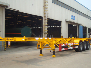 Semi-<span class=keywords><strong>remorque</strong></span> squelette spécialement conçue pour le marché africain, <span class=keywords><strong>remorque</strong></span> porte-conteneurs 20/40 pieds, <span class=keywords><strong>remorque</strong></span> porte-conteneurs 10 pieds - Product Image 5