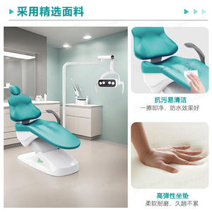 เก้าอี้ทันตกรรม Rxk ไฟฟ้า สีเขียวอ่อน เก้าอี้เดี่ยว สำหรับผู้ใหญ่ ผลิตจากพลาสติก แหล่งกำเนิด ฝอซาน กวางตุ้ง - Product Image 3