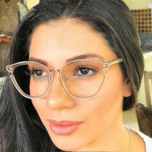 Gafas Ópticas de Metal con Receta, Modelo 2019, Gafas de Computadora con Diseño Ojo de Gato para Mujer, Gafas de Lectura - Product Image 2