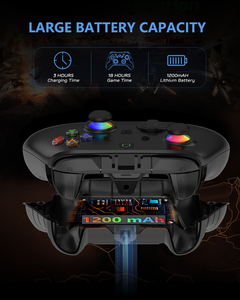 Gamepad Wireless RGB per Switch OLED/LITE/PC, Design Ergonomico, Giroscopio a Sei Assi, <span class=keywords><strong>Controller</strong></span> Programmabile con Turbo - Product Image 6