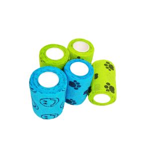 不織布自己粘着性獣医ラップ包帯ペット弾性包帯 - Product Image 6