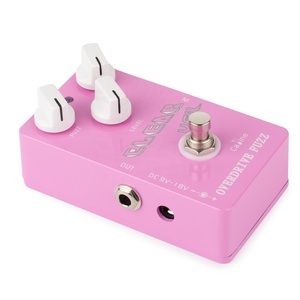 Pédale d'effets Caline CP-32 rose, « Clear Veil », overdrive fuzz, pédale d'effets pour guitare électrique - Product Image 5