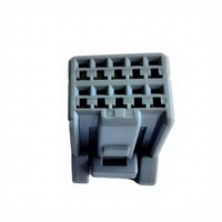316988-6 Lanshuo Connecteur 10P femelle à contact en cuivre 12V/24V 3-5A, boîtier PBT GF, gaine moulée pour faisceau de câblage 18-22AWG