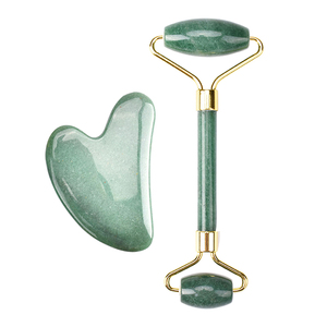 <span class=keywords><strong>Massaggiatore</strong></span> Facciale Naturale Anti-Età in <span class=keywords><strong>Giada</strong></span> con Doppio Rullo per Terapia <span class=keywords><strong>Viso</strong></span> e Collo - Design Portatile - Product Image 3