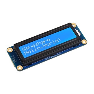 โมดูล <span class=keywords><strong>I2C</strong></span> LCD1602สีขาวพื้นหลังสีน้ำเงิน<span class=keywords><strong>16x2</strong></span>ตัวอักษร <span class=keywords><strong>LCD</strong></span> 3.3V/5V สนับสนุนหน้าจอที่กำหนดเอง - Product Image 1