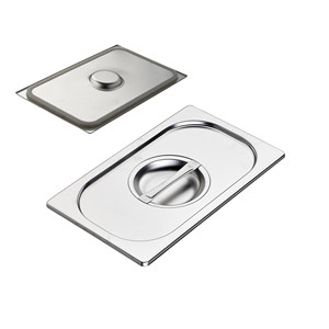 Contenedor Gastronorm Inox Macel con Tapa GN 1/4, Sellado Hermético, Acero Inoxidable, Contenedores Gastronorm al por Mayor, Equipo de Catering - Product Image 1
