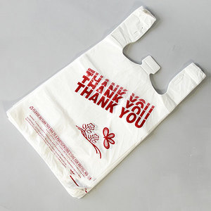 Factory Price Wholesale Cheap Custom Logo Printed Ldpe Hdpe Plastic Die Cut Thank You Carrier Shopping <b>Packaging</b> <b>Bags</b> - Product Image 4