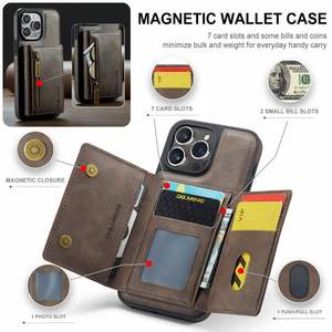 New M5 loạt riêng biệt các trường hợp điện thoại cho iphone15promax đứng vỏ sò điện thoại di động bao da từ thẻ gói điện thoại trường hợp - Product Image 6