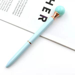 Regalo di penne di perle per donna, fantastiche penne a sfera in metallo Bling con inchiostro nero - Product Image 6