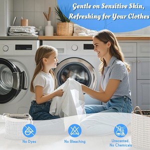 Tablettes anti-décoloration SANYUAN, prix d'usine, feuilles de lavage pour la lessive, absorption professionnelle des colorants pour prévenir les transferts de couleur - Product Image 4