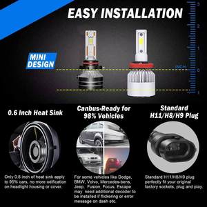ไฟหน้า LED รุ่นใหม่ 120W 12000LM H4 H7 Q5 พร้อม Canbus สำหรับรถยนต์ทั่วไป - Product Image 3