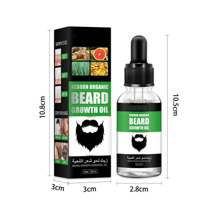 Hot-selling promotion high-quality moisturizing men's beard care liquid maintenance of beard nourishing and supple beard