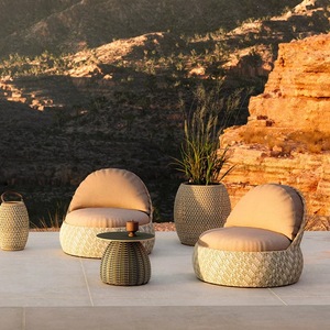 Rattan Outdoor Leisure <b>Chair</b> Hotel Pool <b>Chairs</b> Lounge Outdoor Sectional Balcony <b>Bed</b> <b>Chair</b> Set - Product Image 2