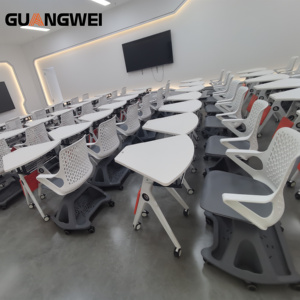 Juego de Escritorio y Silla de Plástico Moderno GUANGWEI <span class=keywords><strong>para</strong></span> Estudiantes, <span class=keywords><strong>para</strong></span> Uso en el Aula Escolar y en la Oficina en Casa - Product Image 2