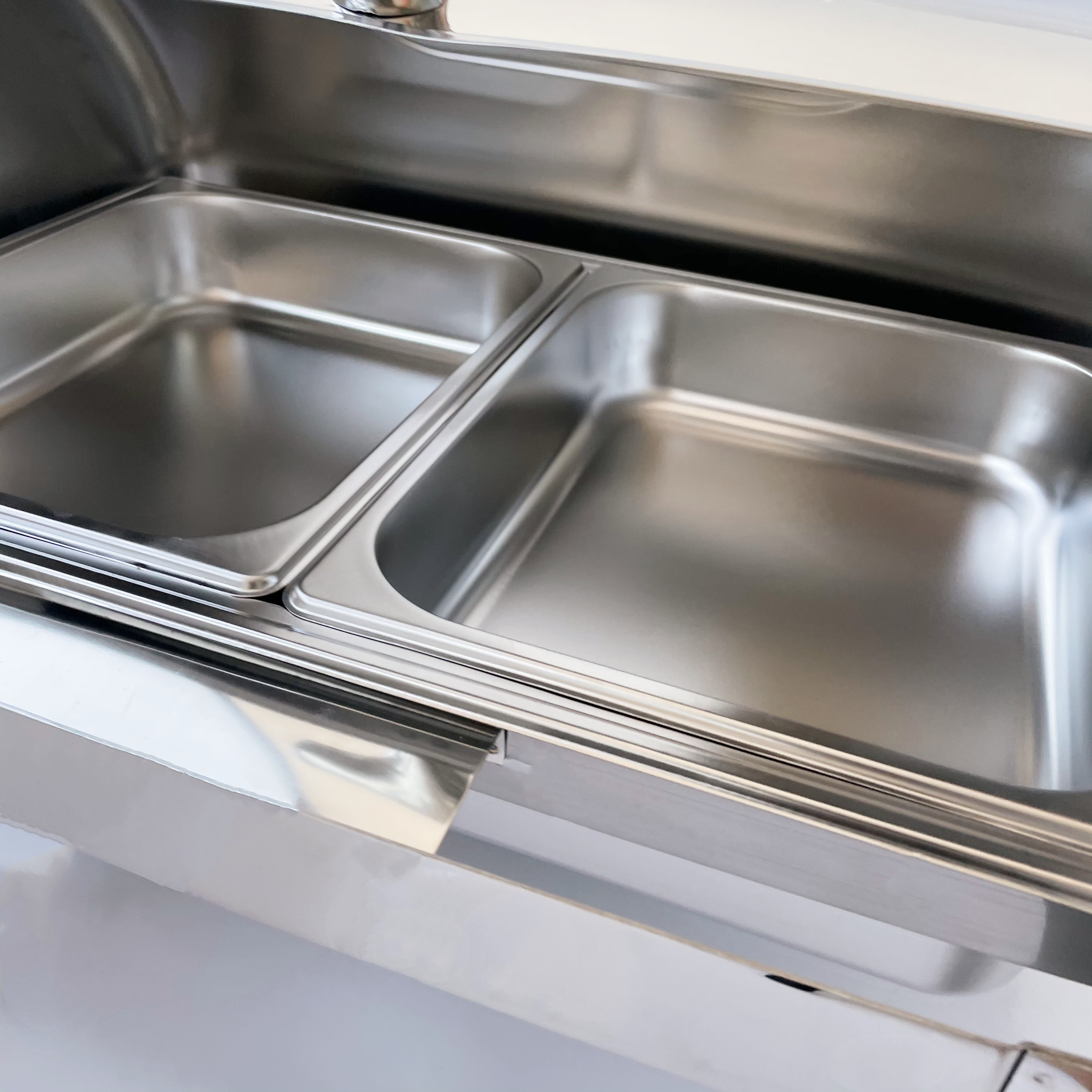 Luxury Roll Top Saving Chafing Dish Dishes Stainless Steel Buffet Food Warmer Display Set