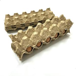 Emballage en papier pour œufs de haute qualité, écologique, vente en gros, ne se casse pas facilement, plateau à œufs en papier pour 10 œufs - Product Image 2