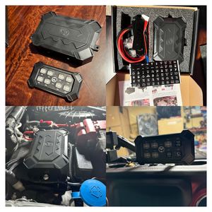 Ovovos Panel saklar strobo 8 Gang kontrol nirkabel 3 mode pencahayaan untuk truk ATV <span class=keywords><strong>UTV</strong></span> perahu laut SUV karavan - Product Image 6