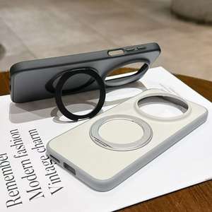 Étui mat effet peau pour Huawei Mate 80 Pro Max/80 - Coque arrière rigide antichoc à couverture intégrale magnétique rotative à 360° - Product Image 4