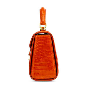 उच्च गुणवत्ता वाले कस्टम हैंडबैग लोगो क्रोकोडाइल त्वचा हैंडबैग ब्रांड चीन वास्तविक चमड़े बैग बैग - Product Image 3