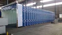 Cabine de peinture télescopique portable et extensible pour travaux de réparation par pulvérisation partielle sur machines de construction