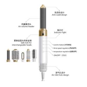 Peigne à air chaud silencieux 6-en-1 multi-styler avec moteur sans balais, chauffage rapide pour cheveux secs et humides - Product Image 4