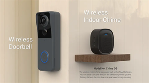 بطارية HP لكاميرا Tuya ، <span class=keywords><strong>P</strong></span> للرؤية الليلية ، HD Tuya جرس باب لكاميرا الفيديو - Product Image 2