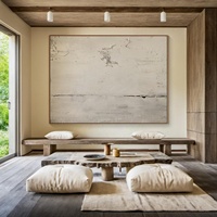 Peintures à l'huile abstraites personnalisées faites à la main en gros, images sur toile pour la décoration de la maison, œuvres d'art d'hôtel, peintures modernes et arts muraux