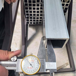 Pipa Aluminium Persegi Bersertifikat API ASTM 6061 6063 3003 100x100 50x50 Tabung Persegi Berongga Tabung Paduan Aluminium Presisi - Product Image 5