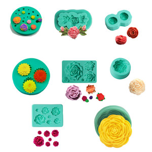 Rose Fondant <b>Mold</b> Cake Decorating Tool For Wedding DIY Chocolate <b>Soap</b> Plaster - Product Image 1