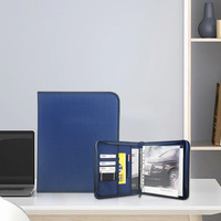 Portafolio A4 con Logotipo Personalizado, Organizador con 3 Anillas, Portafolio de Tela para Negocios, Carpeta Portafolio Personalizada