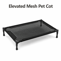 Lit de chien surélevé amovible et lavable pour toutes les saisons, lit pour animaux de compagnie de grande taille, lit pour chat pour l'intérieur et l'extérieur