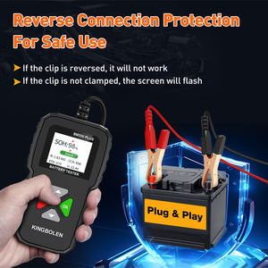 Kingbolen BM550 PLUS 6V 12V 24V тестер на автомобильные аккумуляторы 100-2000 CCA автомобильный тестер напряжения 2Ah-220Ah тестер внутреннего сопротивления - Product Image 5