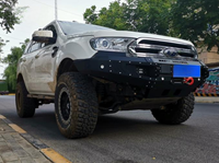 Phare avant LED poli pour tout-terrain pour Ford Everest, pièces automobiles neuves, pare-chocs robuste en acier avec feux antibrouillard intégrés