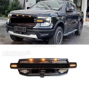 Bandes décoratives LED pour calandre de voiture, kit carrosserie de calandre de course, calandre avant pour Ford Ranger T9 2022-2024, pièce extérieure - Product Image 2