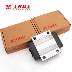 אריזת המפעל המקורית של טייוואן ABBA BRS15 BRS20 BRS25 BRS30 מסילה מובילה ליניארית ומיסבים BRC30 BRC30A0