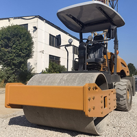 Compacteur vibrant à tambour unique de petite taille à prix abordable, 3, 4 et 5 tonnes, pour gravier/terre